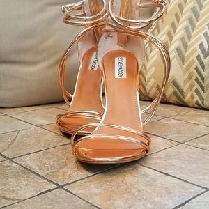 Steve madden rose gold heels